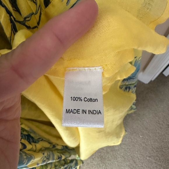 Banjanan Mercy Lisbon Garden Sunshine Wrap Dress Size small - Picture 6 of 11